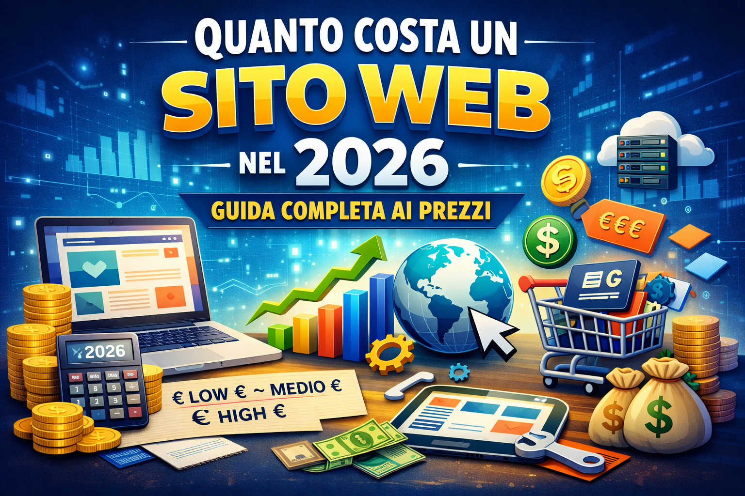 Quanto Costa un Sito Web nel 2026: Guida Completa ai Prezzi