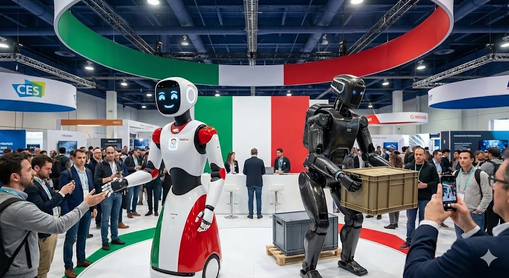 Robot Umanoidi Made in Italy: RoBee e GENE.01 al CES 2026
